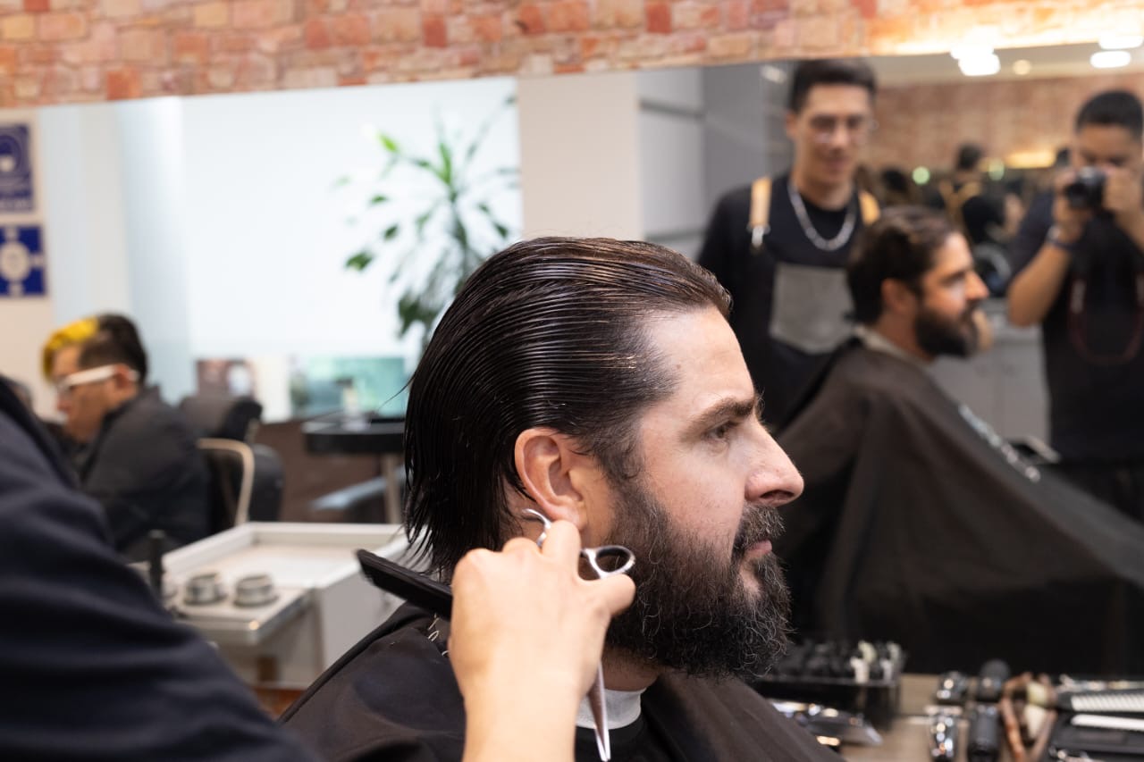 Corte en barbería